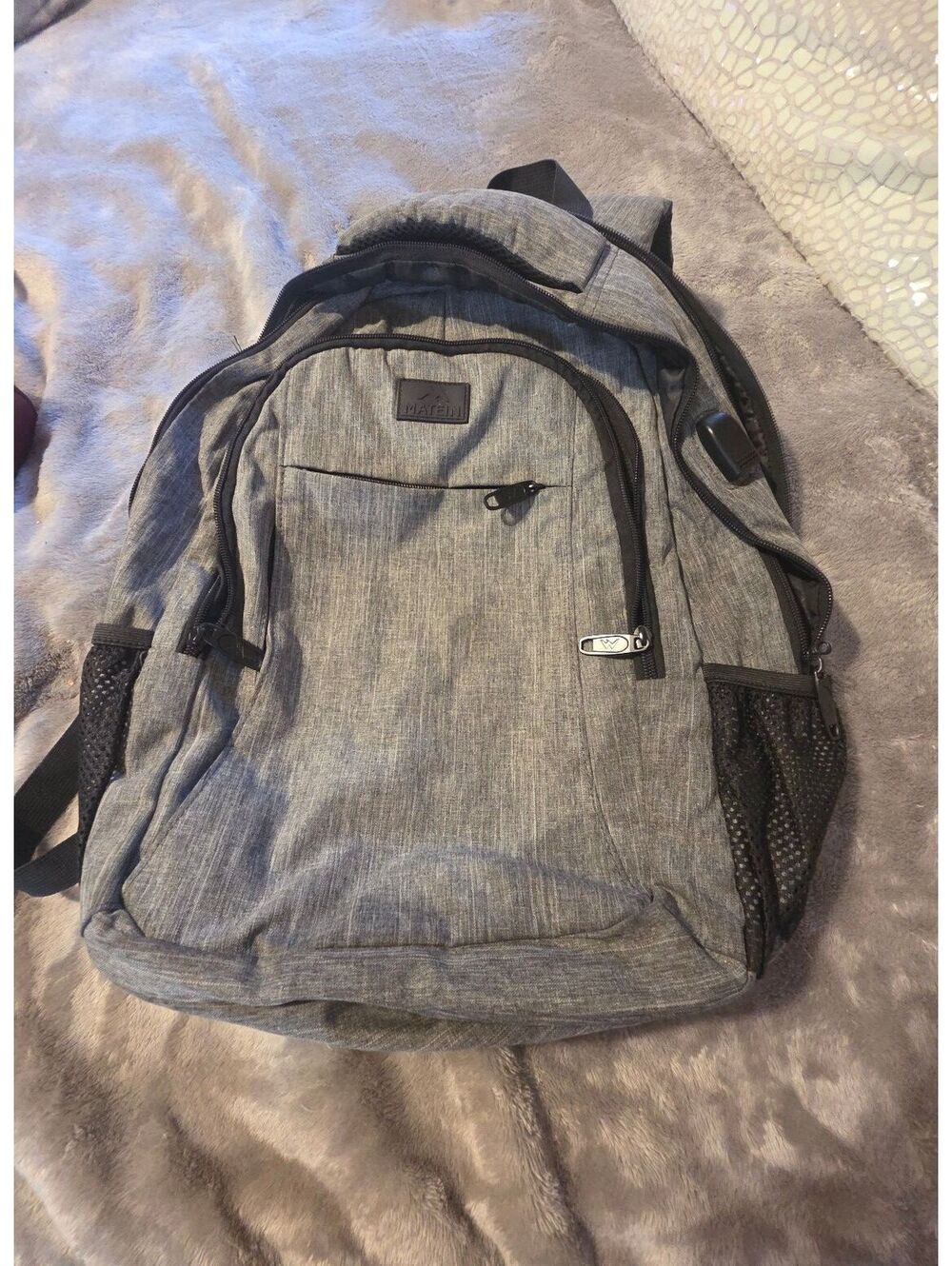 Matein Casual Everyday Backpack with Multiple Compartments
